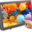 ELECROW 10.1 Inch Portable Monitor - IPS Capacitive Touchscreen Monitor with HD VGA Port1920x1080P LCD Display Built-in Dual Speakers Touch Sceen for Raspberry Pi 5/4/3, PS Xbox, Windows 11/10/8/7