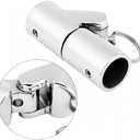 RedSnake Stainless Steel Marine Grade Boat railing Pipe Connector Folding Swivel Coupling Tube Pipe Connector Boat Hardware Fitting for (25mm) 1inch or (22mm)7/8inch ((22mm)7/8inch O.D tube X 1pair)