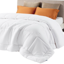 Bedsure White comforter Cover size 102x 96 inch