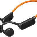 Open Ear Headphones, Air Conduction Headphones Bluetooth 5.4, Wireless Headphones with LED Beacon String, 10H Playtime, Sports Headphone for Running & Outdoor (Black)