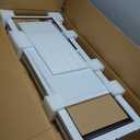 VEVOR Dog Door for Sliding Glass Door, 91 to 96 in Adjustable Height, Aluminum Alloy Frame with Metal Rotating Hinges, Lock Design, 13 5/8 x 23 5/8 in Flap, Sliding Glass Pet Door for Renters