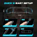 Twister Arm Trainer for Men, Chest Workout Equipment 5-Level Adjustable (40-130lb) with Ergonomic 27 Targets Biceps/Clip/Thigh, Portable Exerciser for Home Gym Travel Fitness