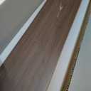 Wooden Radiator Cover Shelf with Bracket, Floating Wall Shelf, Drill-Free Installation, Ideal for Home Office, Bedroom, Living Room - Brown, 140x30cm (70x30cm, Black)