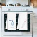 Funny Hand Towels for Bathroom Set of 2, Minimalist Towels for Washroom Restroom, Trendy Aesthetic Bathroom Decor Kitchen, 16x24 Inch (Blue and Pink Shower)