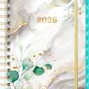 2026 Planner - 2026 Planner Weekly and Monthly, JAN. 2026 - DEC. 2026, 6.3" x 8.4", 2026 Calendar with Coated Tabs, Inner Pocket