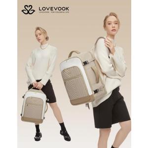 LOVEVOOK Large Travel Backpack for Women, TSA Carry on Backpack for Airplanes, 40L Personal Item Travel Bag for Women fits 17" Laptop,Waterproof Carry on Bag Airplane