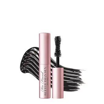 Too Faced Better Than Sex Volumizing Mascara | Dramatic Volume + Length | Cruelty Free, Travel Size, 0.17 Fl Oz, Black