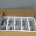 5 PACK 36 oz Glass Meal Prep Containers, Glass Food Containers with Snap-Lock Lids, Airtight Lunch Containers, Microwave, Oven, Refrigerator and Dishwasher SafeGray