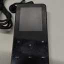 144GB MP3 Player - Music Player with Bluetooth 5.2 HiFi Sound Shuffle Single Loop FM Radio Built-in HD Speaker Voice Recorder Mini Design Ideal for Sport Earphones Included-Black-A4