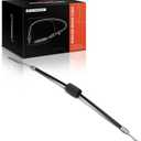 A-Premium Rear Parking Brake Cable | Compatible with Buick, Oldsmobile & Pontiac Models - LeSabre 2000, Park Avenue 1997-2000, Riviera, Aurora, Bonneville