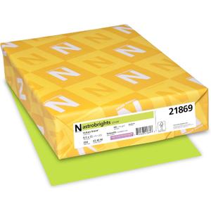 Astrobrights Color Cardstock, 65 lb Cover Weight, 8.5 x 11, Vulcan Green, 250/Pack