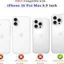 DEFBSC for iPhone 16 Pro Max Case,Cute Clear Wavy Art Design Aesthetic Pattern Phone Case for Women Girls,Wave Frame Durable Protective Cover Full Camera Protection Bumper for iPhone 16 Pro Max,Yellow