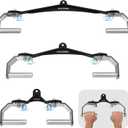 HXD-ERGO 360 Rotating LAT Pull Down Bar Set, LAT Pulldown Attachments with 16 Lockable Angles, 3 Grip Widths Cable Machine Attachment for Full Body Workout, Home Gym Equipment