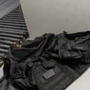 135L 37" Extra Large Duffle Bag for Men, Heavy Duty Sports Gym Equipment Travel Duffle Bag (Black)