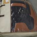 FREESOO Black Brown Car Seat Covers Full Set - Faux Nappa Leather Seat Covers for Cars, Breathable Waterproof Front Seats Protector with Lumbar Support, Universal Fit for Automotive Sedan SUVs Pickups