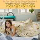 SeaRoomy Burritos Tortilla Blanket, Realistic Food Wrap Blanket Double Sided, Novelty Funny Tortilla Round Soft Blankets (Beige, 47 inches)