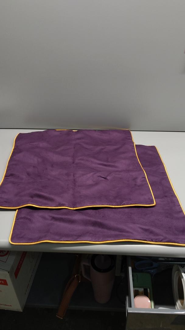 Pillowcase 2 Pack Purple Size 20x20 in 