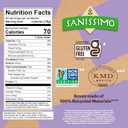 Sanissimo Salmas Chia & Flaxseed, 40 Packs of 3 Crackers, Oven Baked Corn Crackers, Gluten Free, Non-GMO, Kosher Certified