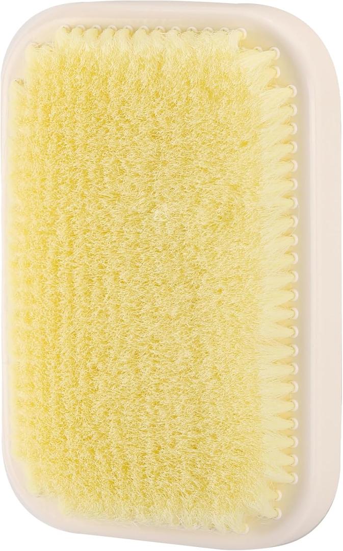 Wall Mounted Back Scrubber for Shower, Large Exfoliating Bath Wash Pad, Hands-Free Bathing Scrub Brush for Men Women 30 x 20cm/ 11.8 x 7.87 in
