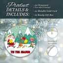 2 x Pickleball Ornament 2025  White Elephant Gift, Funny Santa Reindeer Elf Pickleball Gift, Tis The Season Pickleball Themed Ornament for Players, Coaches, Friends, Family & Sports Lovers