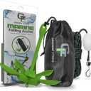 Gradient Fitness Kayak Anchor Kit | Paddle Board Accessories, Small Boat, SUP Jet Ski Accessories and Canoe Anchors, Jetski Accessory, PWC Anchor (3.5 lb Folding Anchor)