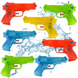 ArtCreativity Water Squirters Guns for Kids (Set of 12) 5.5 Inch Water Toys for Swimming Pool, Beach, and Outdoor Summer Fun, Cool Birthday Water Gun Party Favors for Boys and Girls