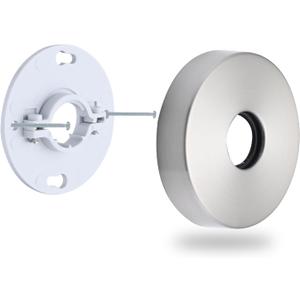 Shower Arm Flange Brushed Nickel, Shower Arm Stabilizer Bracket and Flange Cover Plate