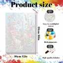 Hutarosl Flowers Paint by Numbers with Frame for Adults - with Wooden Easel,Adult Paint by Number,Flowers Canvas Paint by Numbers for Adults,Gifts and Home Decor 12x16inch
