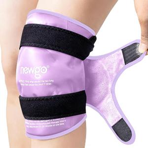Knee Ice Pack Wrap (1 Pack)  Adjustable Ice Pack for Knees Surgery, Replacement, Arthritis Pain, ACL, Sports Injuries, Post Surgery, for Long Duration  1 Pack (Pink)