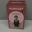 Momcozy Baby Carrier - Ergonomic, Cozy and Lightweight Carrier for 7-45lbs, Effortless to Put On, Ideal for Hands-Free Parenting, Enhanced Lumbar Support, Purehug for Infant to Toddler, Black