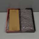 Steak Knives Set of 8 with Drawer Organizer Built-in Sharpener, 4.6 Inch Non Serrated Dinner Knife, Forged German Steel Damascus Pattern Straight Edge Meat Knife with Full Tang Handle, Black