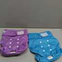 Wegreeco Washable Reusable Premium Female Dog Diapers, Medium Large Small Dog Doggie Puppy & Doggy Diapers Female,Period Panties in Heat (Pack of 3, Large)