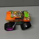 Exploding Monster Truck Toy with Explosive Crash Sounds and Lights, Smash It Up Again and Again, 8.7 Monster Truck Toys for Boys Kids Ages 3, 4-7 & Above | Toddler Toys for 3 Year Old Boys Gift (Orange)