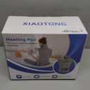 Electric Weighted Heating Pad for Neck Back Shoulder Pain Relief, Birthday Gifts for Women Men Mom Dad Elderly, 25"x37" Large Full Body Heating Pad for Menstrual Cramps - 5 Heat Levels/Auto Shut-Off (Gray)