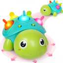 TSYAN Baby Toys 6-12Months, Musical Turtle Crawling Infant Toys, Tummy Time & Infant Toys with Light & Sound,Early Learning Educational Toy Christmas Birthday Gifts for Boys Girls 0-1 Years Old
