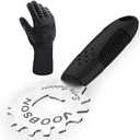 Grill Scraper Tool - Bristle Free Safe BBQ Cleaner with 1 Reusable Cleaning Gloves - Stainless Steel Heavy Duty Barbecue Brush Substitute Extended Handle & Bottle Opener Accessories