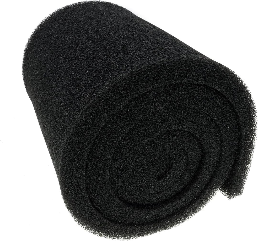 AFA Aquarium Filter Media Sponge Pad, Fish Tank Bio Open Cell Coarse Foam Block Foam Pre Filter Sponge Material (12" x 72" x 1" 25ppi)