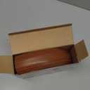 6FT Cord Covers, Walnut Wood Floor Cable Management - Protects Cords, Cavity: 0.47" x 0.24"