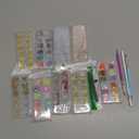 Artdone 9 boxes Nail Rhinestones,Nail Gems Nail Diamonds,Nail Art Studs Nail Crystals Nail Sequins for Nails Kit with 1 Tweezers and 3 Pen for Nail Art Supplies Accessories