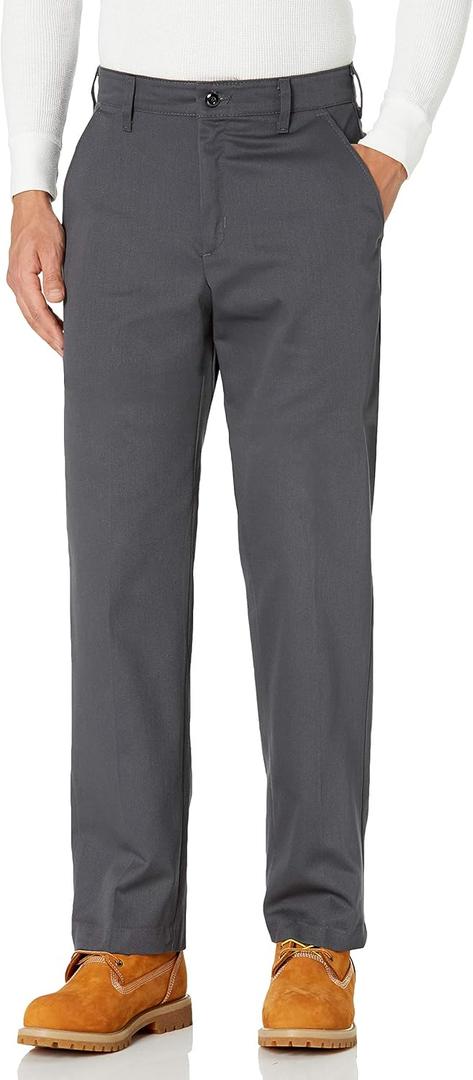 Red Kap Men's Wrinkle-Resistant Cotton Work Pant (34W x 30L, Charcoal)