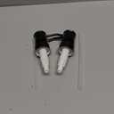 2 Pack Black 304 Stainless Steel Soap Dispenser Pump Replacement Standard 28/400 Thread for Regular Mouth Bottles Lotion Soap Dispenser for Kitchen Bathroom