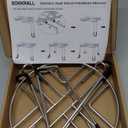 Stainless Steel Detachable Stand 9'' Diameter 8'' Tall Fit for Most Medium Gravity Water Filter System Countertop Stand Compatible with Berkey Water Filter Systems (8 Inch Tall)