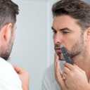 Nose Hair Trimmer for Men, Painless 3 in 1 Grooming Kit for Nose, Ear, Eyebrow & Body Hair, Rechargeable No Pull No Snag Trimming with 3 Waterproof Replacement Heads, Easy Cleansing