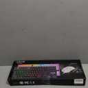 CHONCHOW 87 Keys TKL Gaming Keyboard and Mouse Combo, Wired LED Rainbow Backlit Keyboard 800-3200 DPI RGB Mouse, Gaming for PS4 Xbox PC Laptop Mac