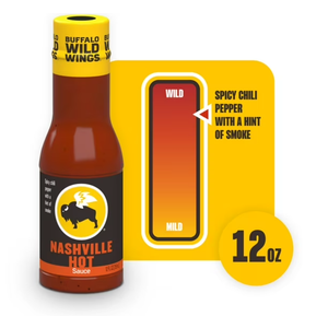 Buffalo NASHVILLE HOT Buffalo Sauce, 12 fl. oz. Best By: 06 FEB 2025