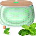 Essential Oil Diffuser, 400ml Aromatherapy Diffuser, Ultrasonic Diffusers for Essential Oils, Cool Mist Humidifier with 7 LED Color Changing Light and Auto-Off Safety, for Office Home
