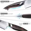 HOSHANHO 16-Piece Knife Set, Japanese High Carbon Stainless Steel Kitchen Knife Set, Ultra Sharp Chef Knife Block Set with Sharpener