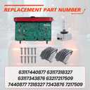 63117440877 HID Ballast Headlight Control Module, Compatible with 5 Series 528i 535i 550i 535d 2014-2016, Automotive Xenon Ballast Bulb Adaptive Module Replaces Part 63117318327