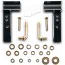 RealTruck BACKRACK Hardware Kit for use w/Standard Bed, Black, No Drill | 30127 | Fits 2009-2022 RAM 1500