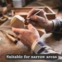 50 Pcs Sanding Sticks, Double End Matchsticks Sanding Twigs, Fine Detailing Sanding Tools for Tight Spaces Plastic Models Wood, 120/280 Grit 5.4 x 0.2 Inch